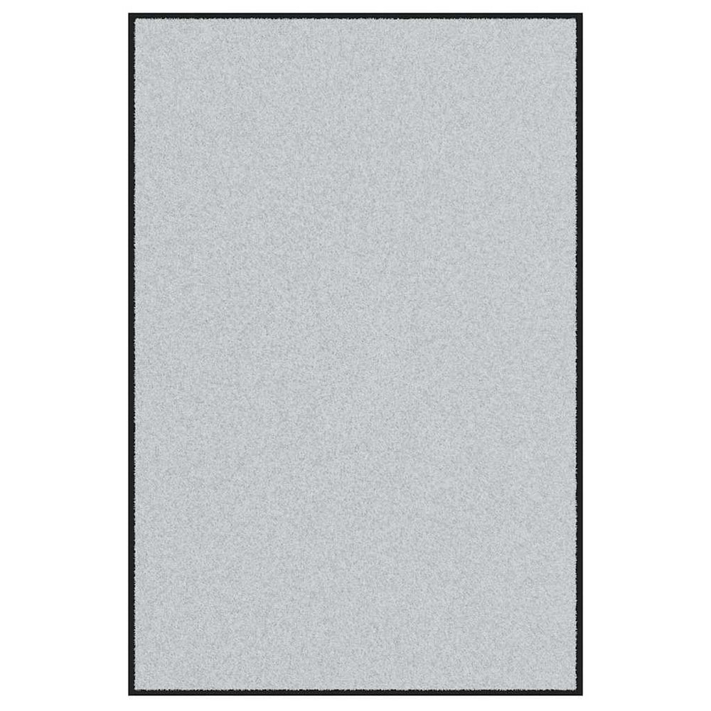 Vidaxl deurmat grijs en zwart 120 x 180 cm polypropyleen en vinyl