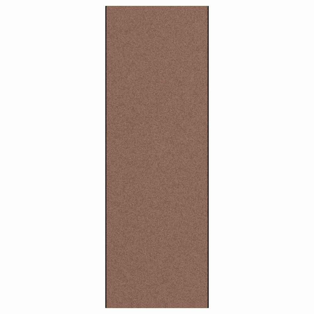 Vidaxl deurmat bruin en zwart 120 x 350 cm polypropyleen en vinyl