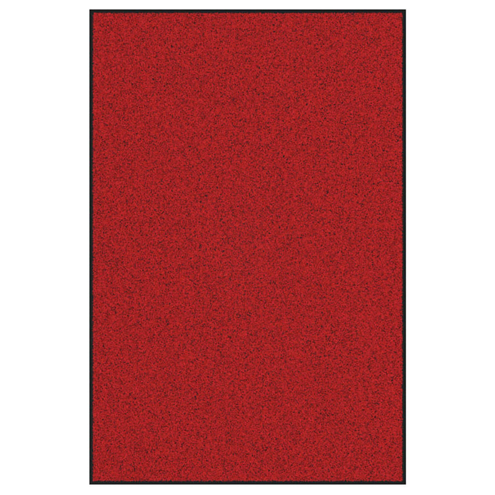Vidaxl deurmat rood en zwart 120 x 180 cm polypropyleen en vinyl