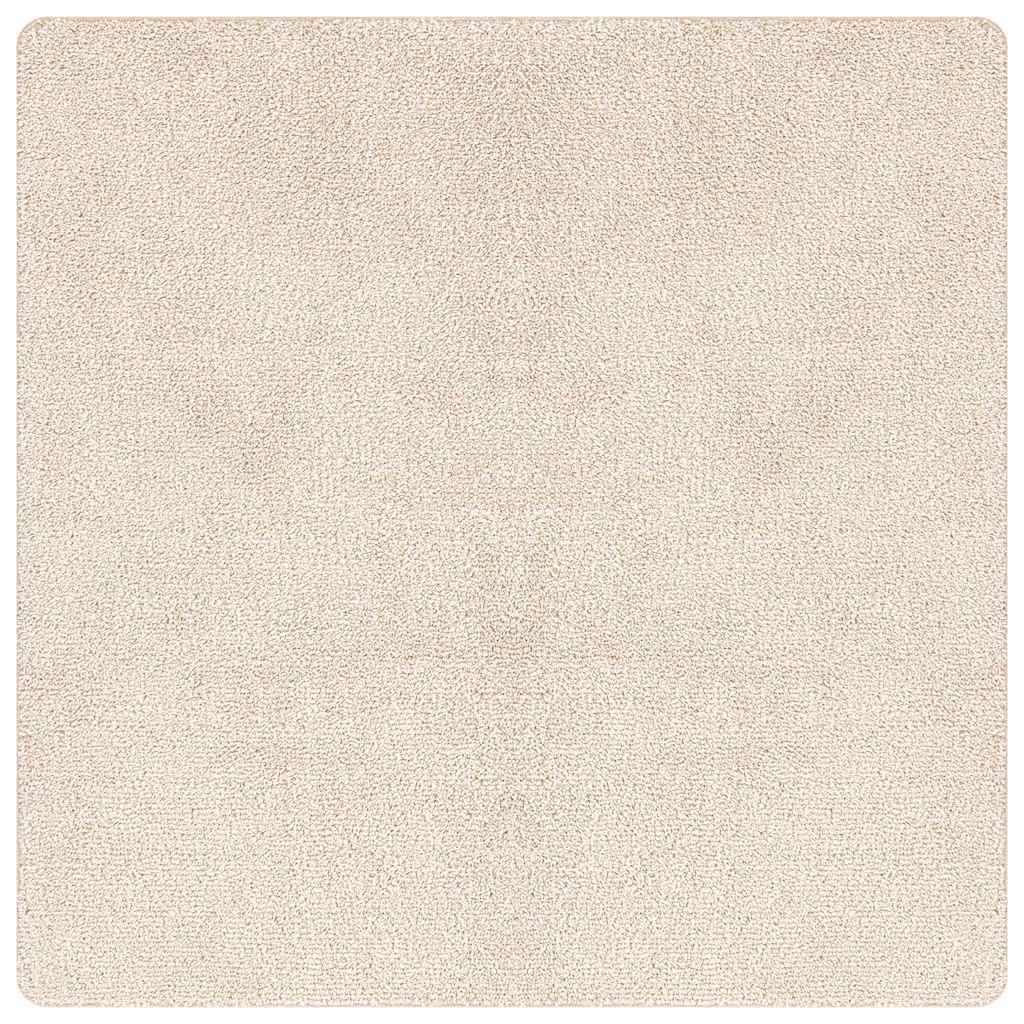 Vidaxl antislip shaggy tapijt crème 200 x 200 cm pp