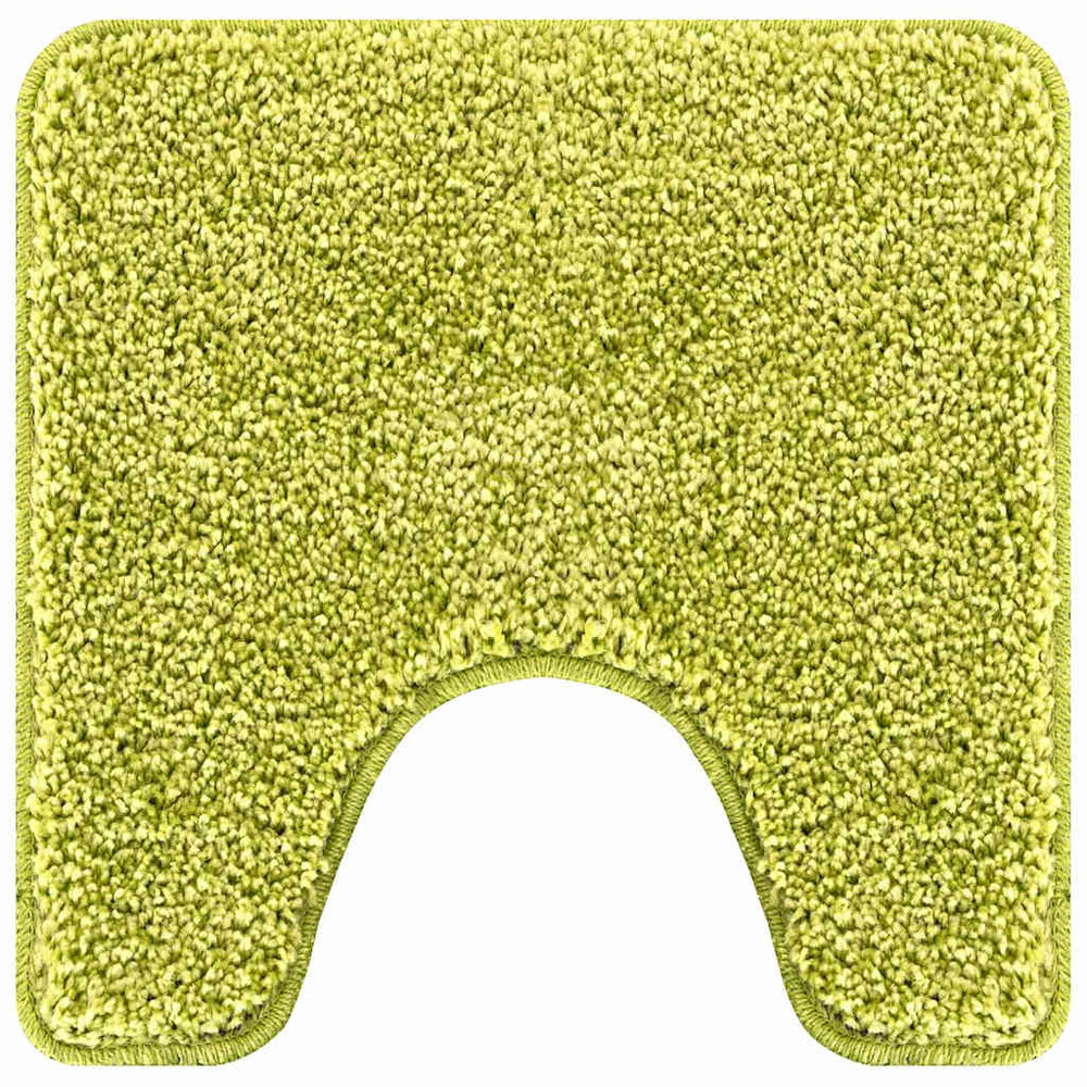 Vidaxl antislip badmat met toilet cut groen 50 x 50 cm pp
