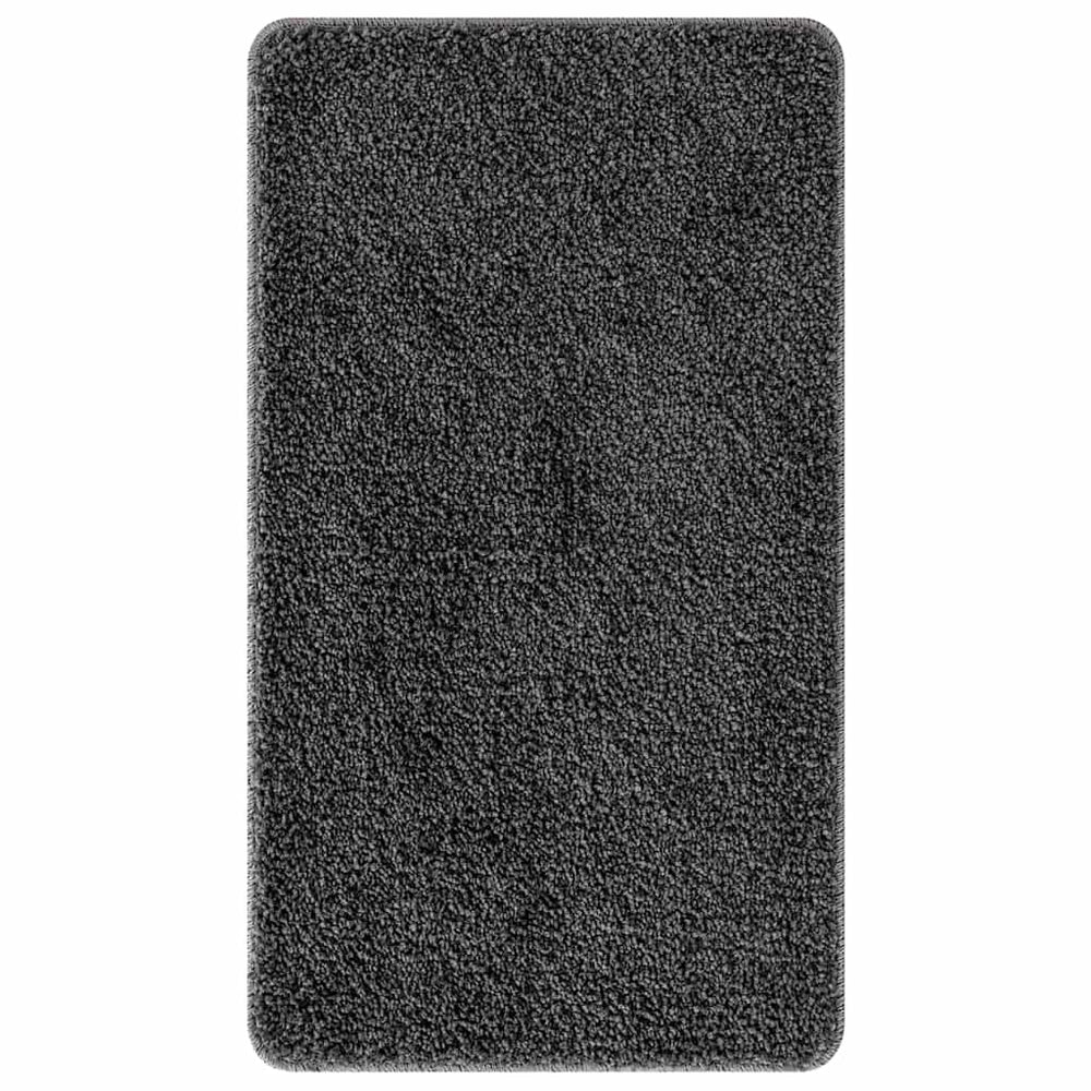 Vidaxl antislip badmat donkergrijs 70 x 120 cm pp