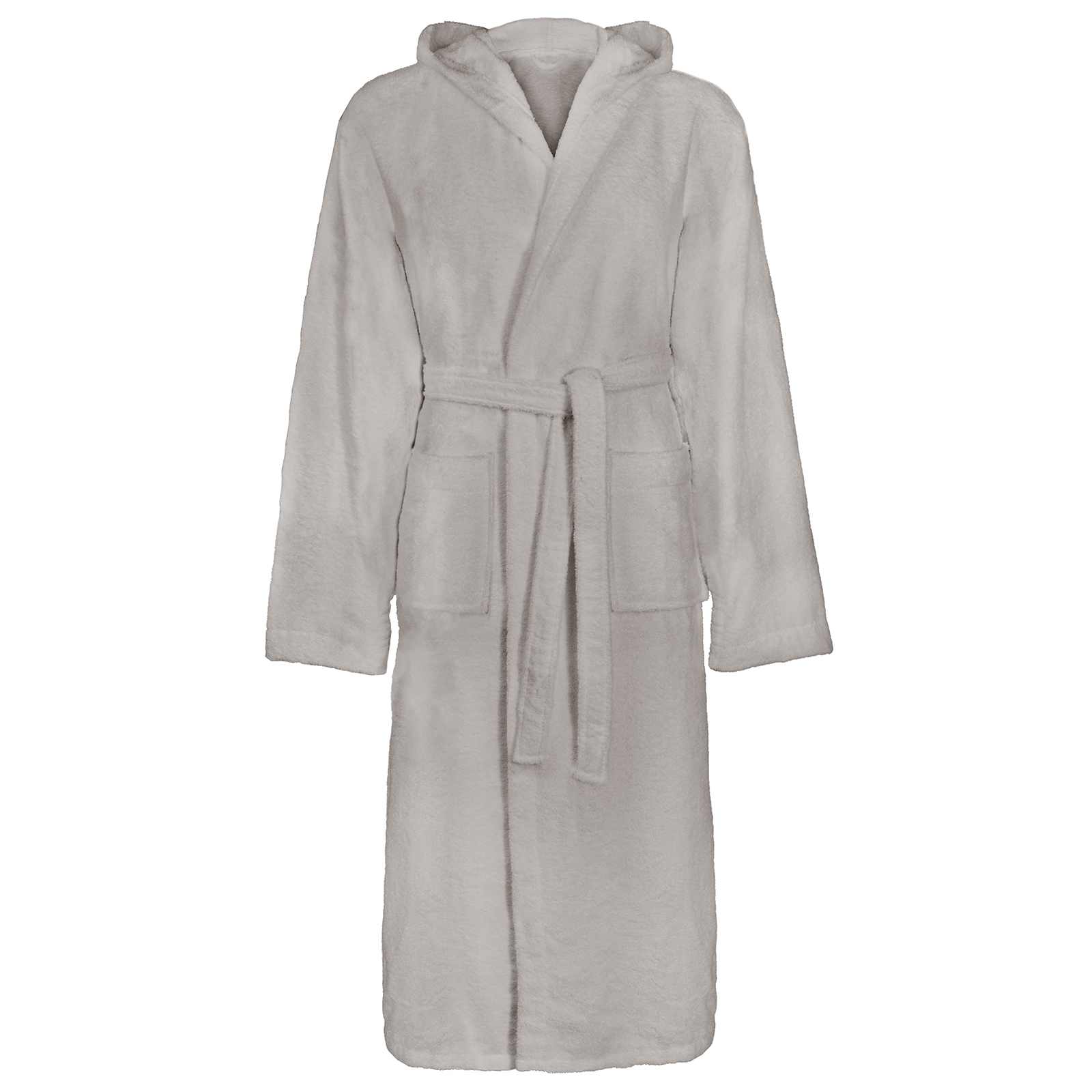 Vidaxl badjas kinn grijs xxl katoen