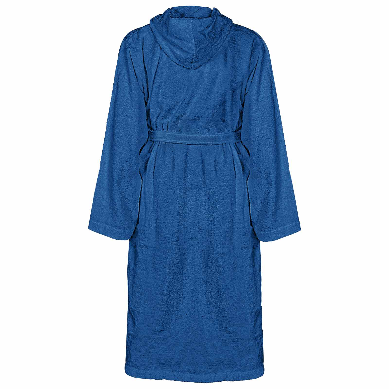 Vidaxl badjas kinn blauw xl katoen
