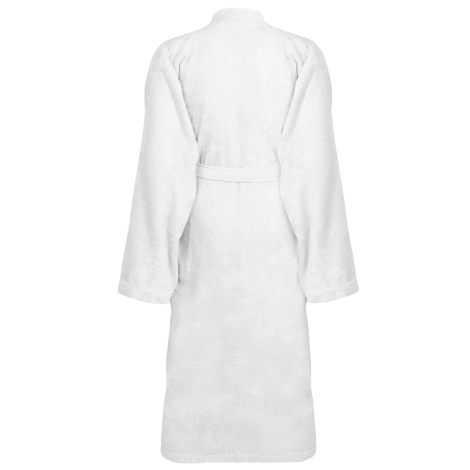 Vidaxl badjas kinn wit xl katoen