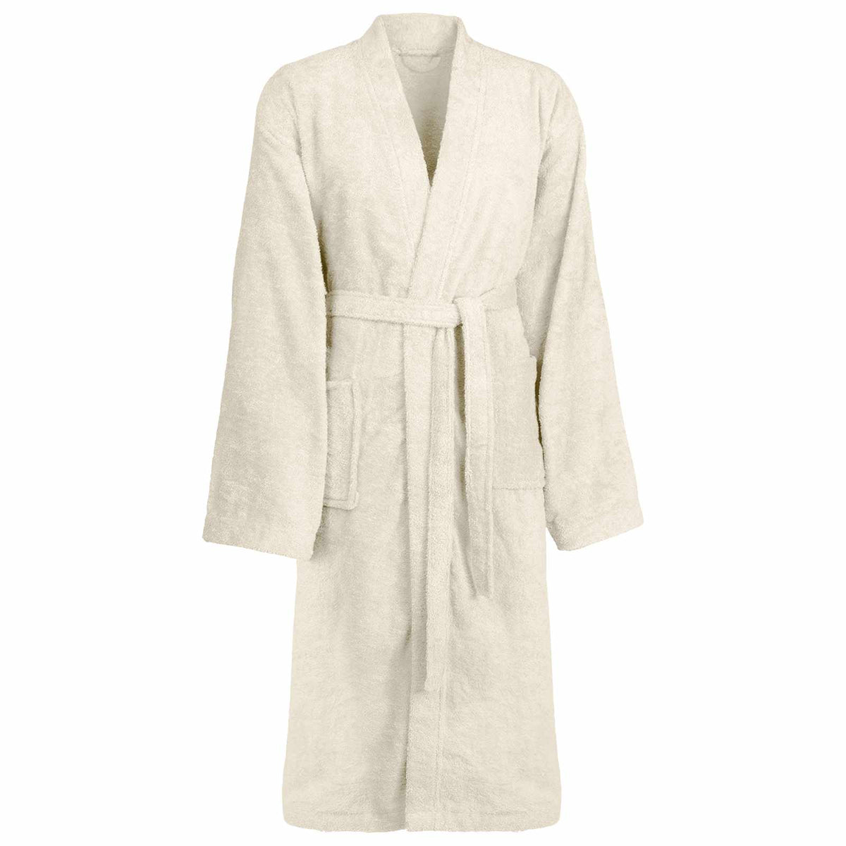 Vidaxl badjas kinn crèmekleurig xxxl katoen