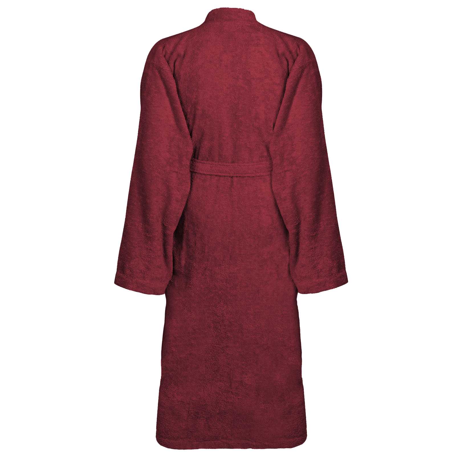 Vidaxl badjas kinn rood l katoen