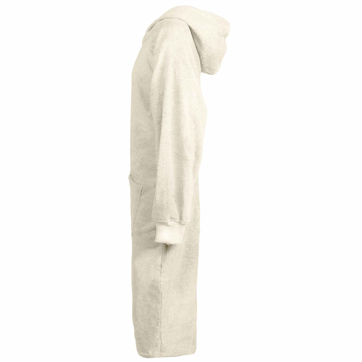 Vidaxl deken hoodie kinn crème xl katoen
