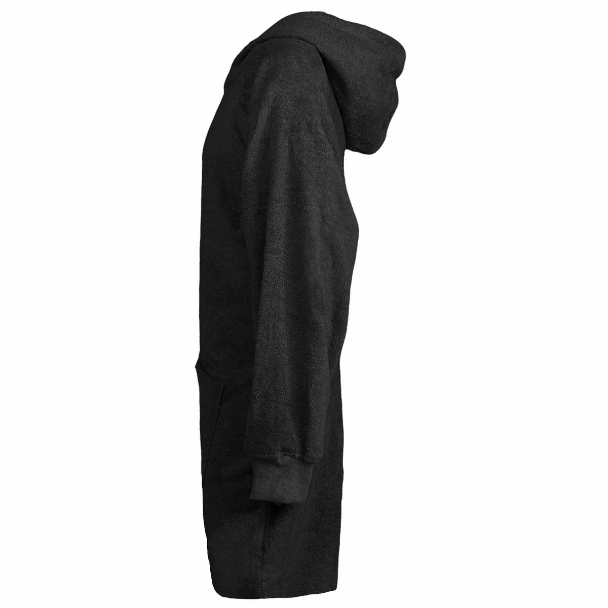 Vidaxl deken hoodie kinn zwart l katoen