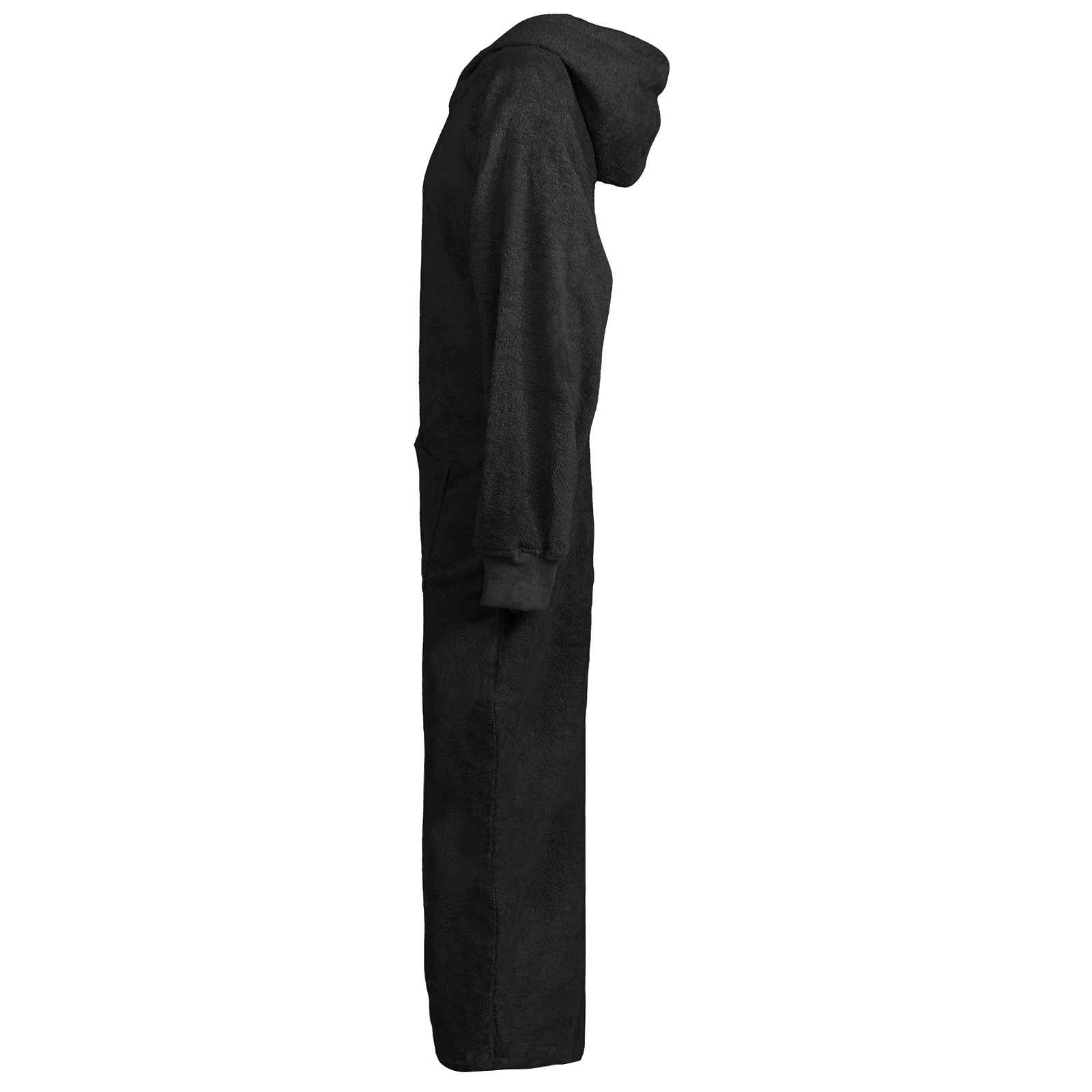 Vidaxl deken hoodie kinn zwart xxl katoen