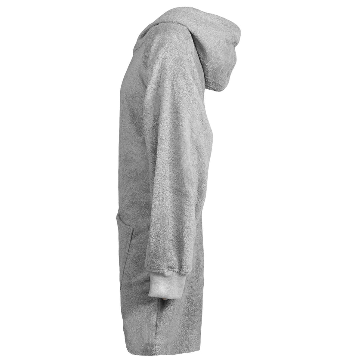 Vidaxl deken hoodie kinn grijs l katoen