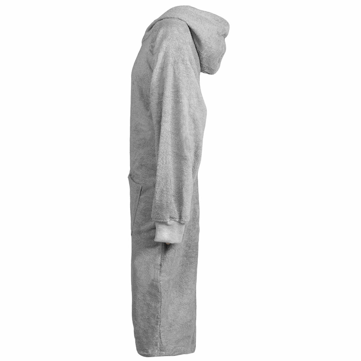 Vidaxl deken hoodie kinn grijs xl katoen