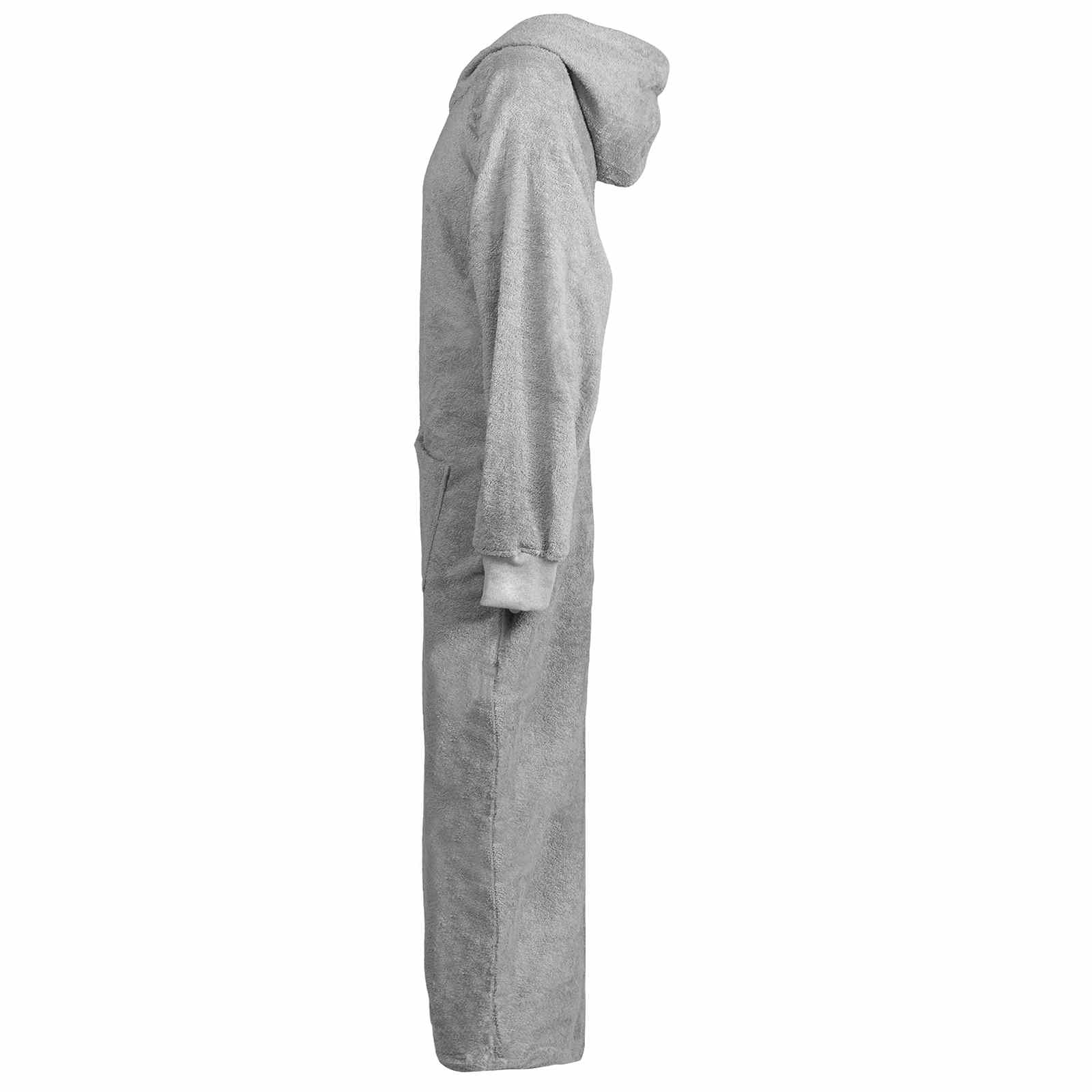 Vidaxl deken hoodie kinn grijs xxl katoen