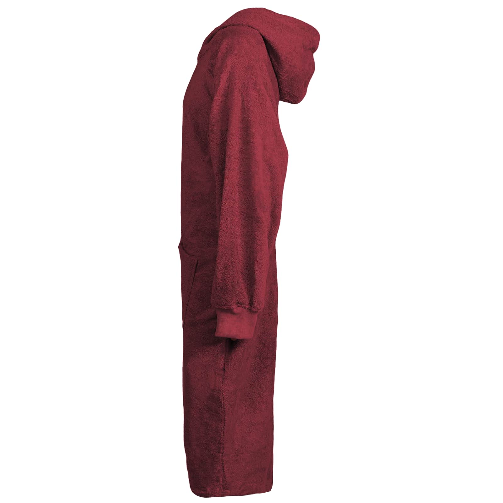 Vidaxl deken hoodie kinn rood xl katoen