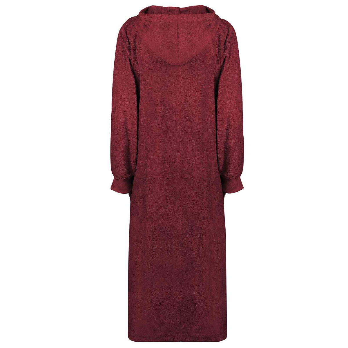 Vidaxl deken hoodie kinn rood xxl katoen