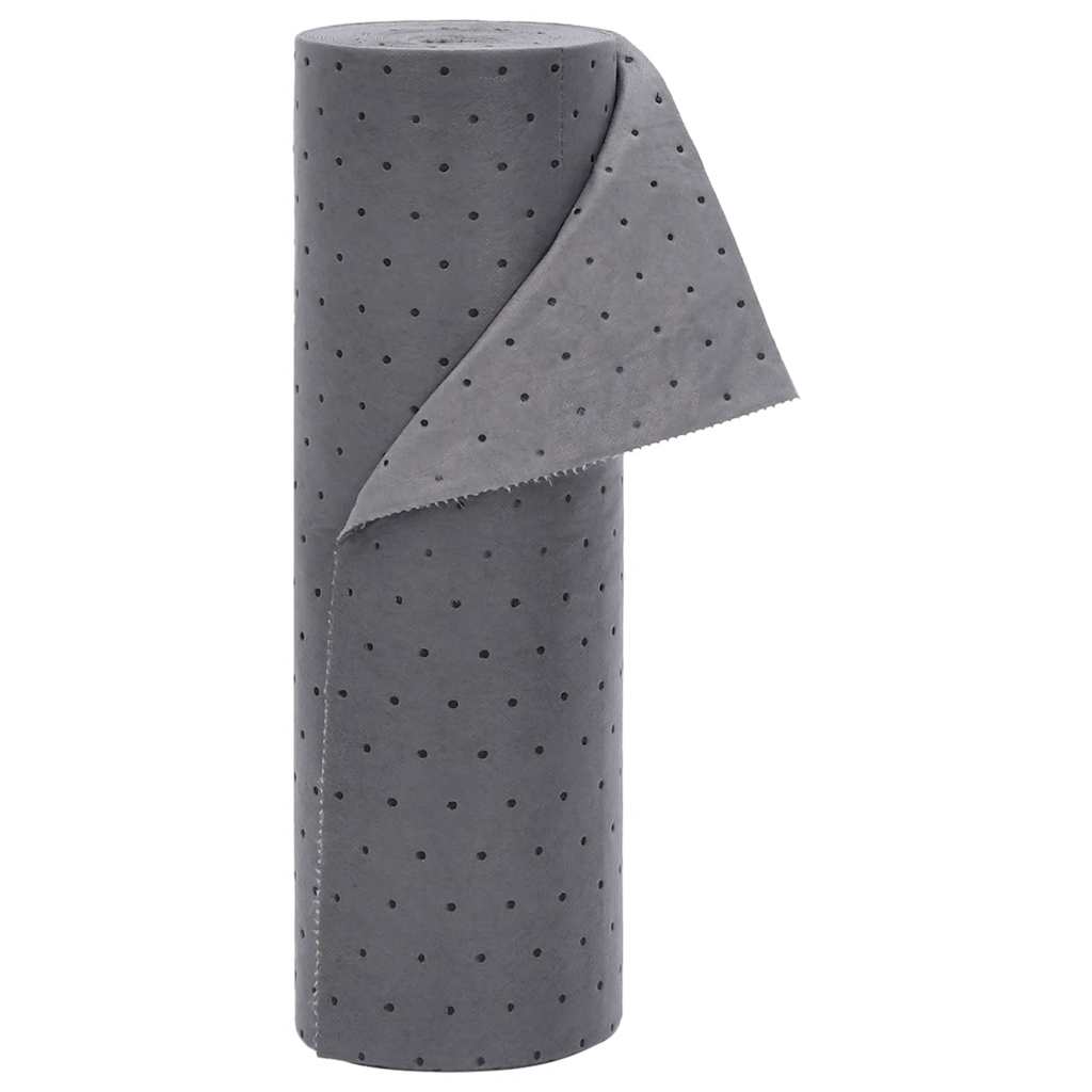 Vidaxl olie-absorberende pad 40x1000 cm grijs