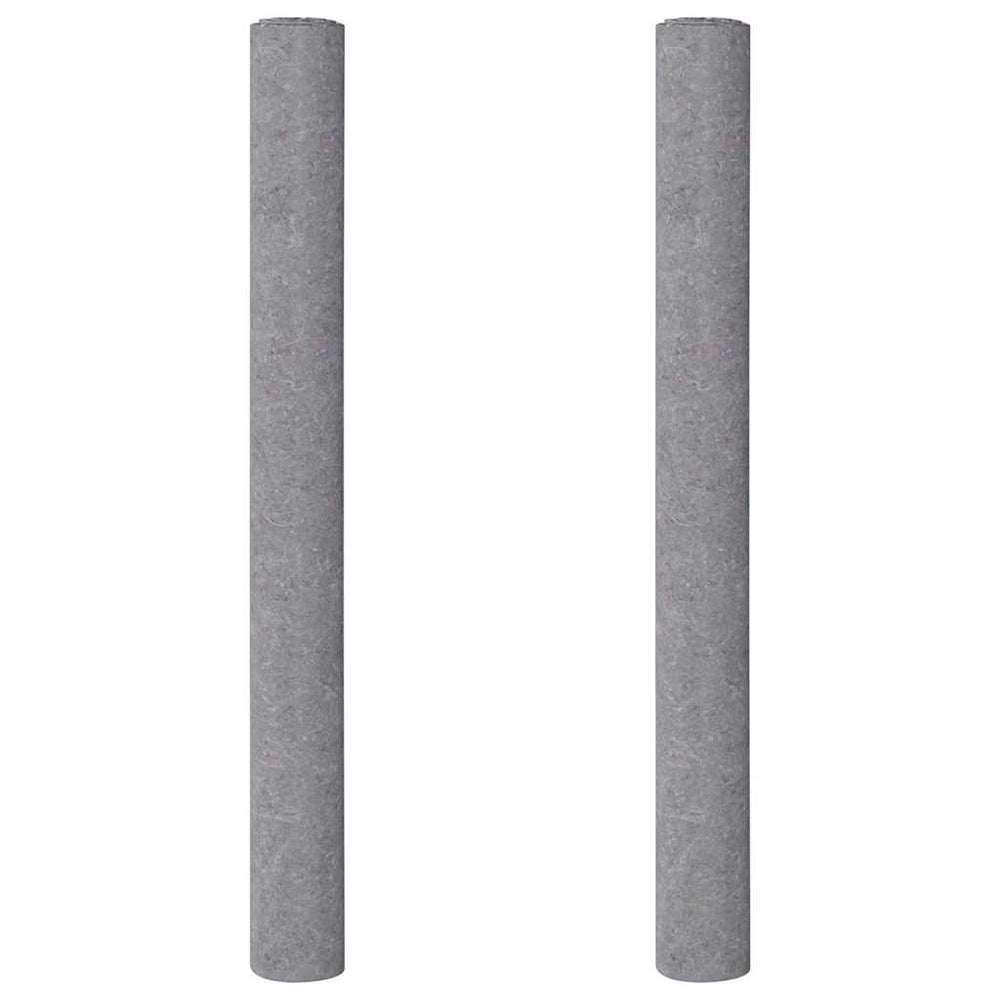 Vidaxl antislip schildersvlies 2 st 5 m 220 g m² grijs