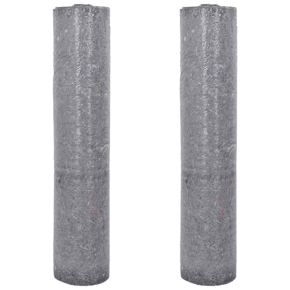 Vidaxl antislip schildersvlies 2 st 25 m 280 g m² grijs