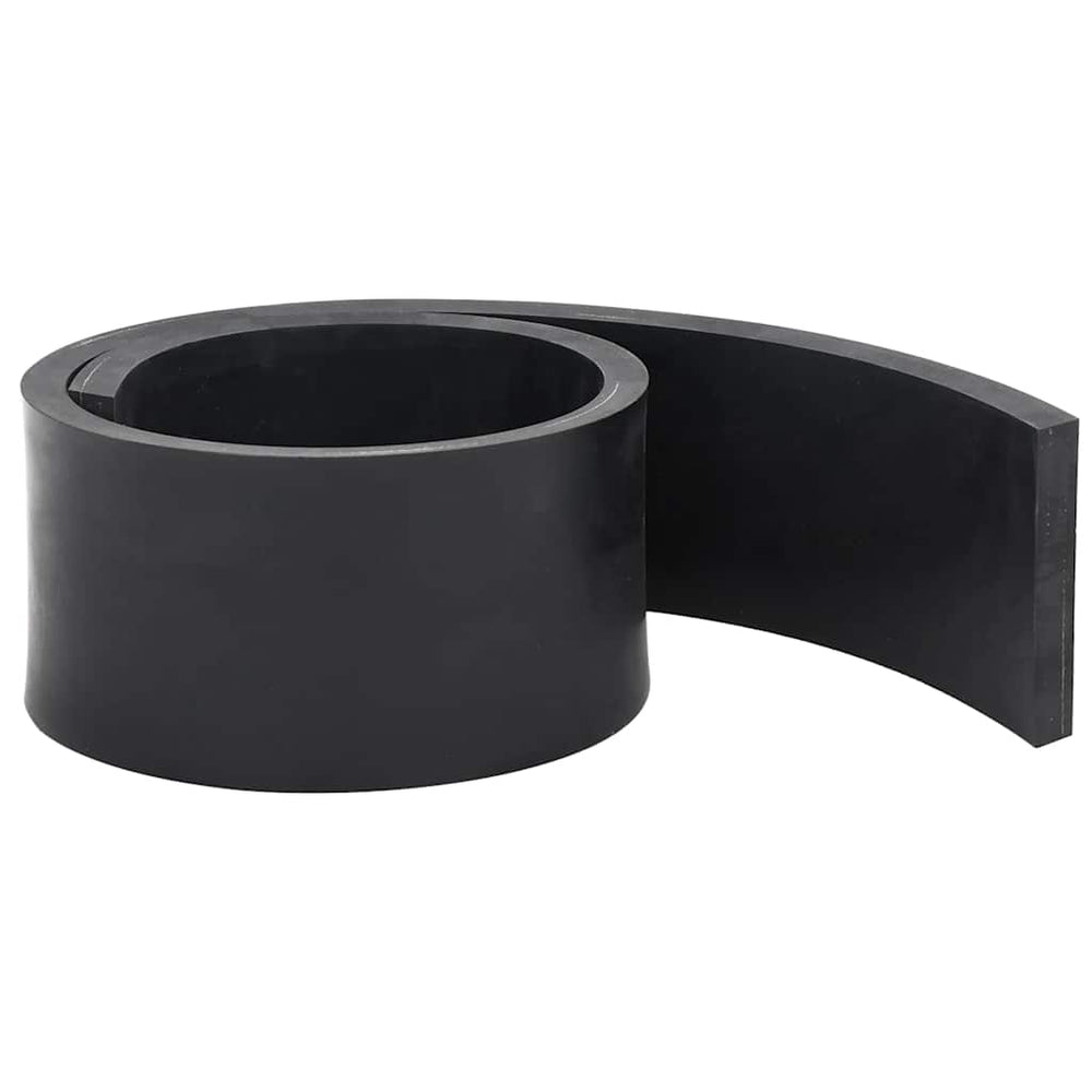 Vidaxl rubberen rand voor sneeuwploeg 80x8x1 cm zwart