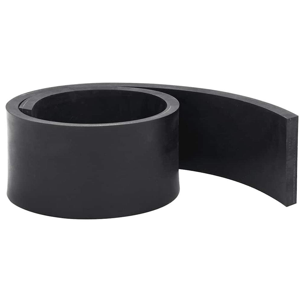 Vidaxl rubberen rand voor sneeuwploeg 120x8x1 cm zwart