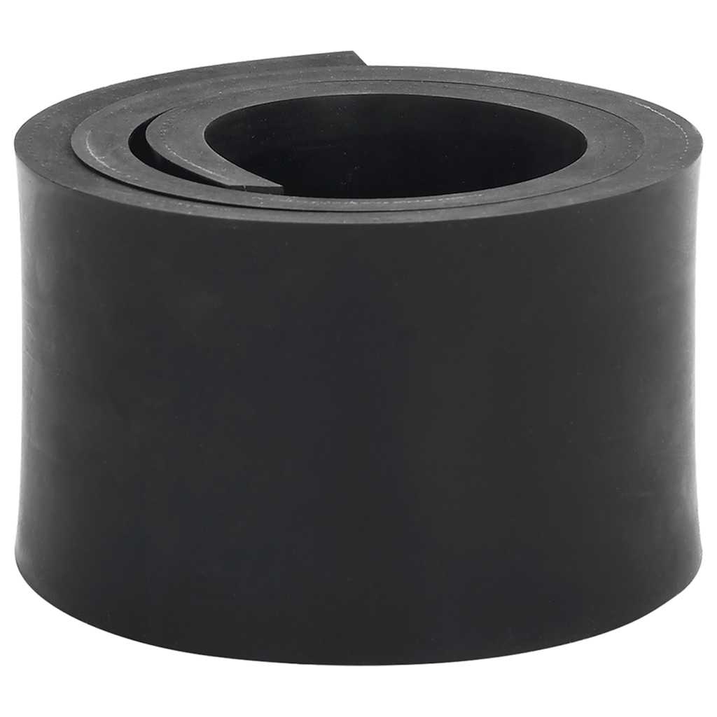 Vidaxl rubberen rand voor sneeuwploeg 120x10x1 cm zwart