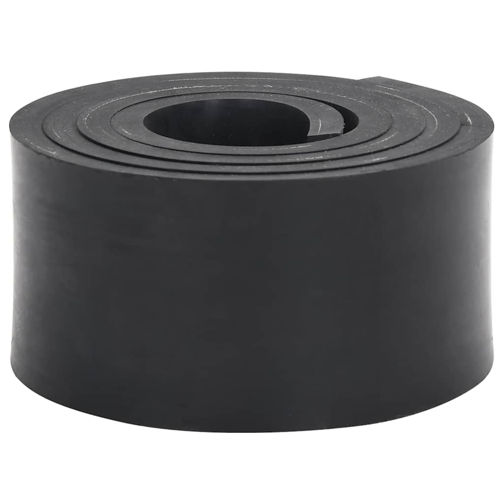 Vidaxl rubberen rand voor sneeuwploeg 200x10x1 cm zwart