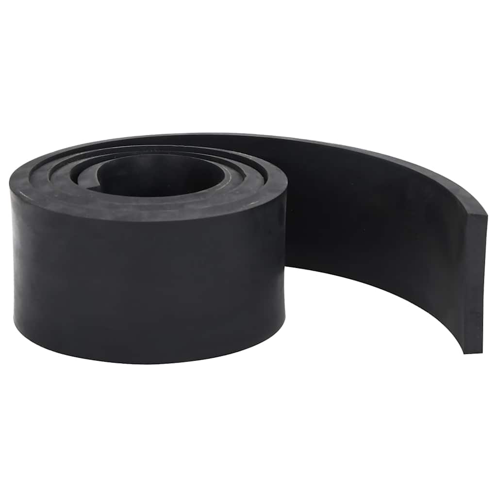 Vidaxl rubberen rand voor sneeuwploeg 200x10x1 cm zwart