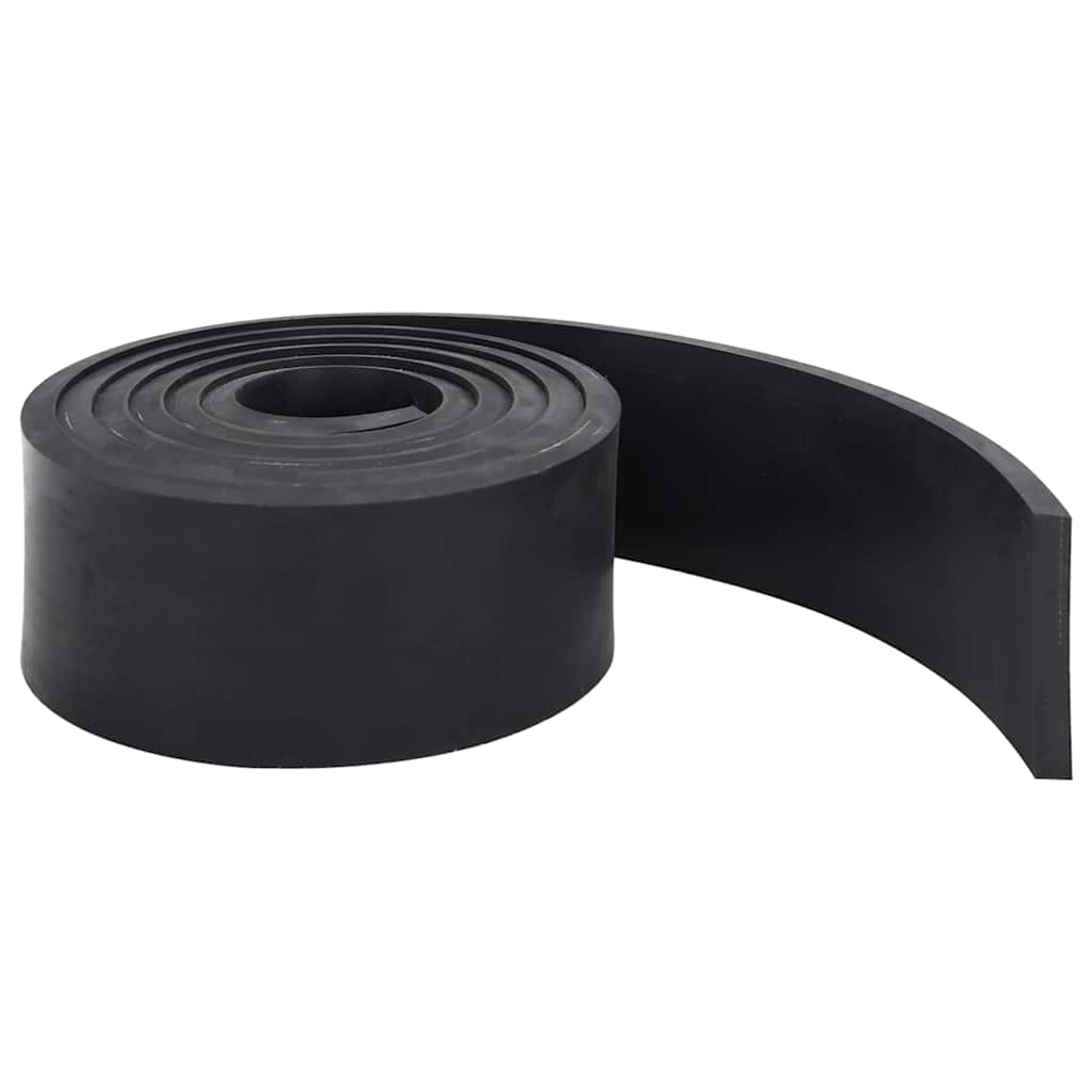 Vidaxl rubberen rand voor sneeuwploeg 300x10x1 cm zwart