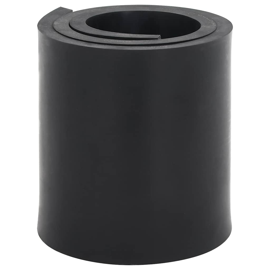 Vidaxl rubberen rand voor sneeuwploeg 120x15x1 cm zwart