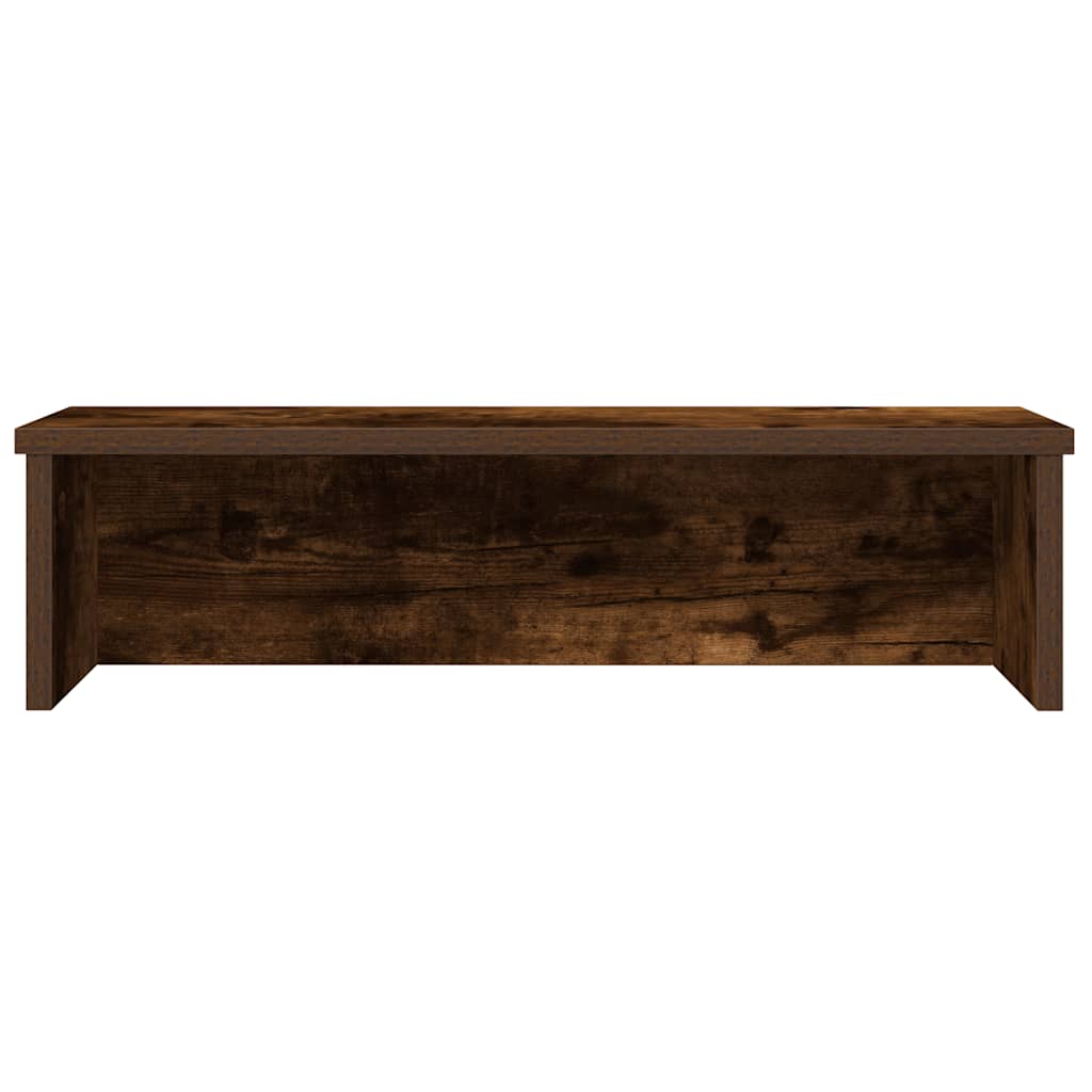 Vidaxl keukenrek stapelbaar 50x15x16 cm bewerkt hout gerookt eiken