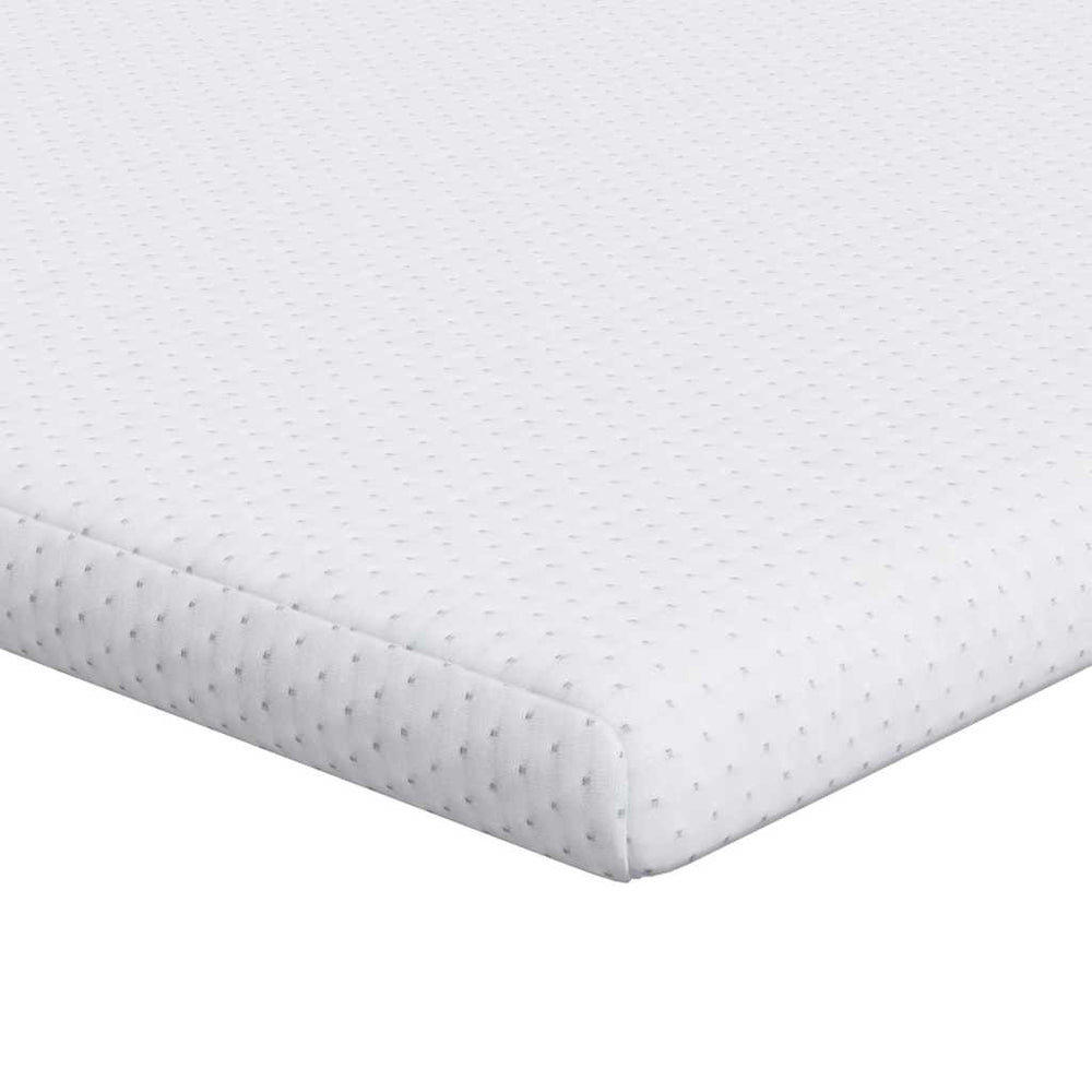 Vidaxl matrastopper wit 180 x 200 cm jacquard stof