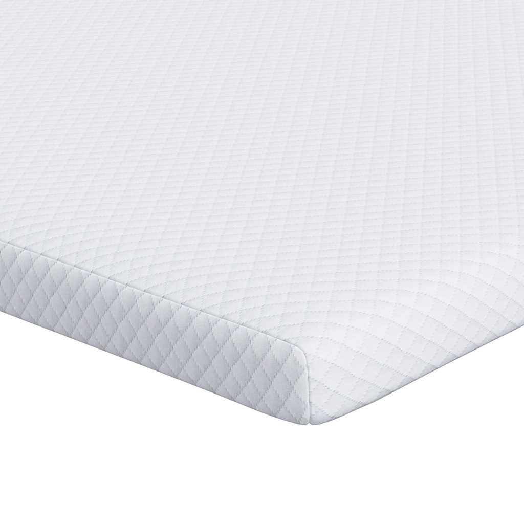 Vidaxl matrastopper wit 70 x 200 cm jacquard stof