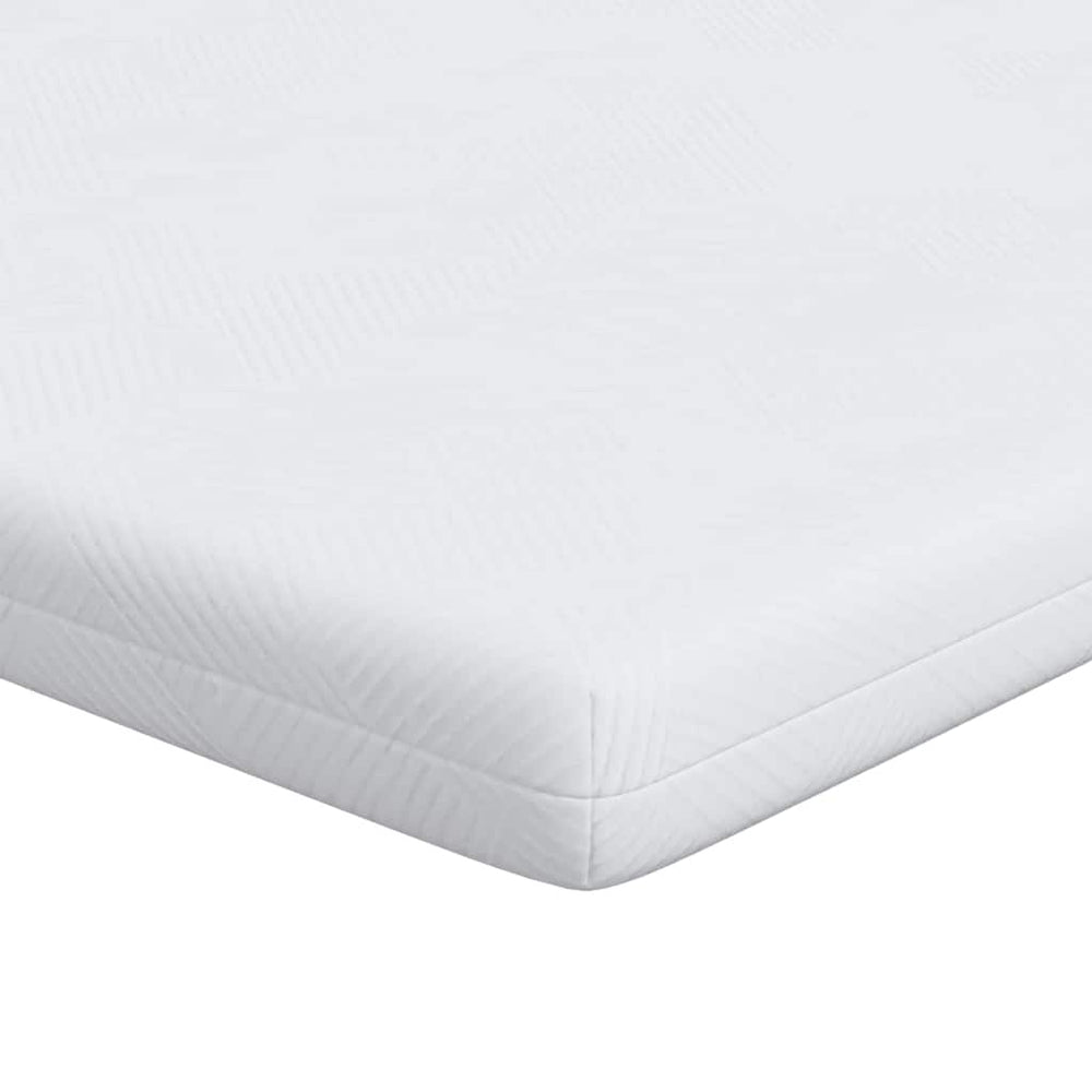 Vidaxl matrastopper wit 80 x 200 cm jacquard stof
