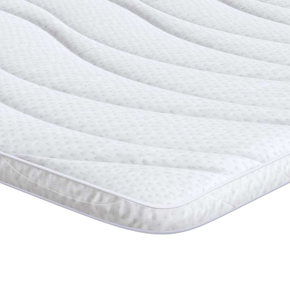 Vidaxl matrastopper wit 80 x 200 cm gebreide stof