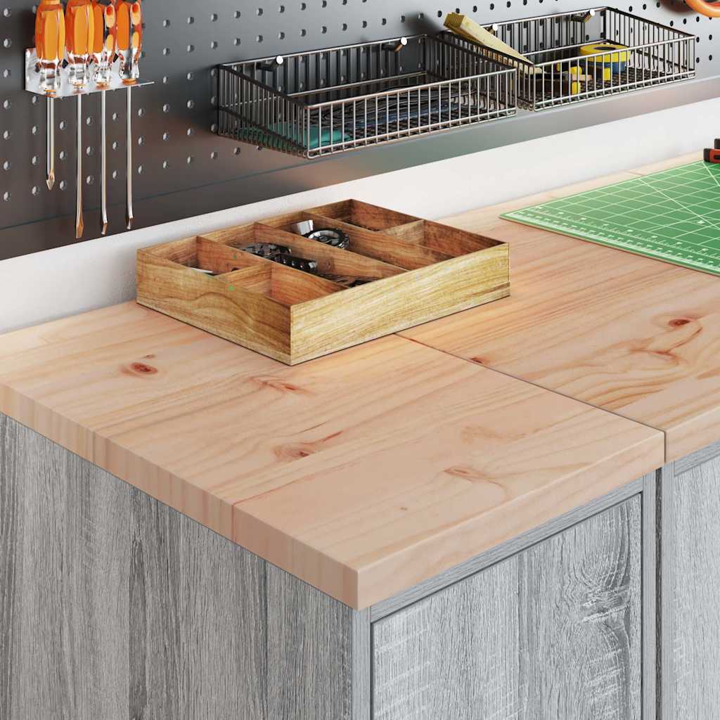 Vidaxl garagekast 30x51x85 cm massief grenenhout grijs sonoma