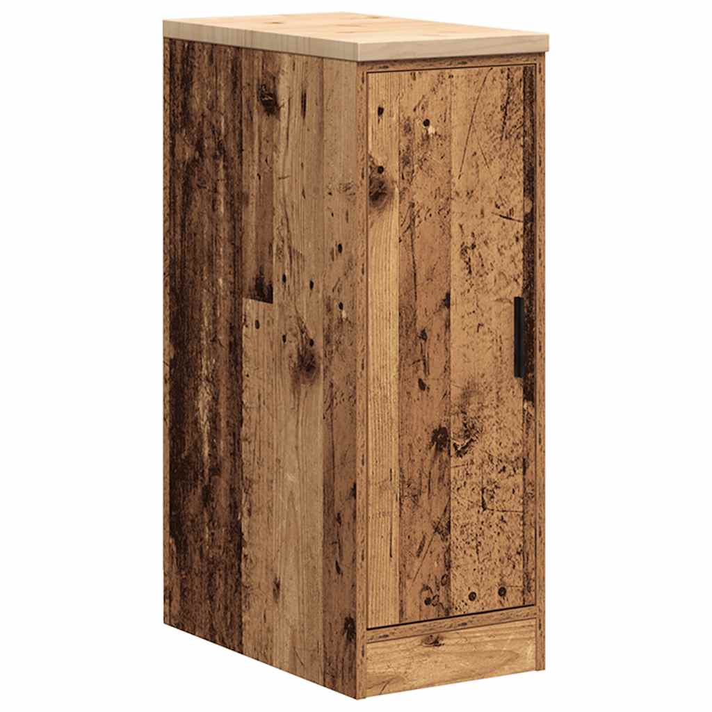 Vidaxl garagekast 30x51x85 cm massief grenenhout oud hout