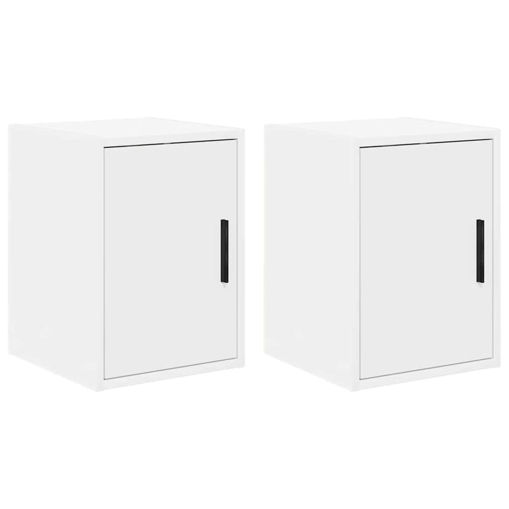 Vidaxl garagewandkasten 2 st spaanplaat wit