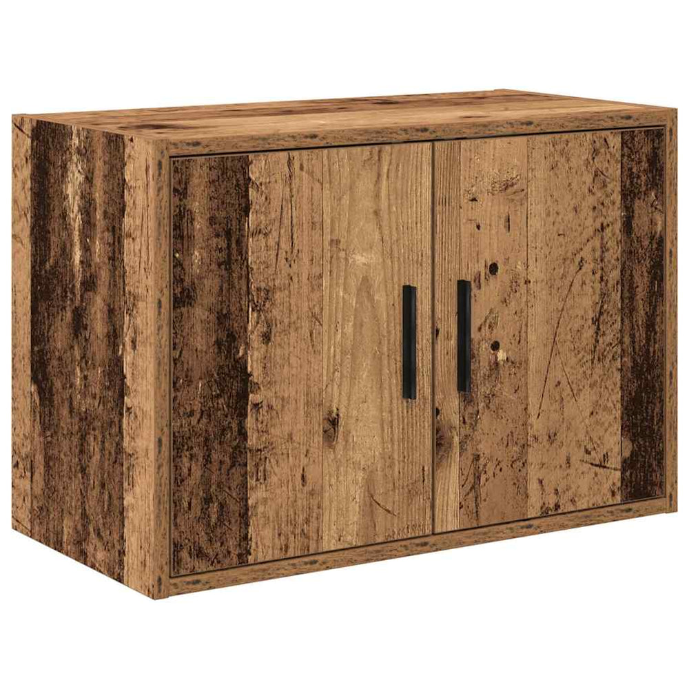 Vidaxl garage wandkast bewerkt hout oud hout