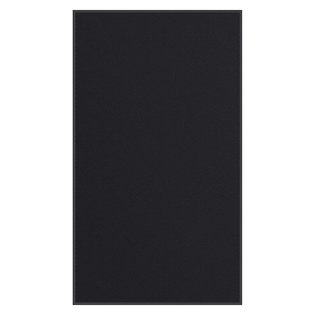Vidaxl deurmat 115x200 cm zwart
