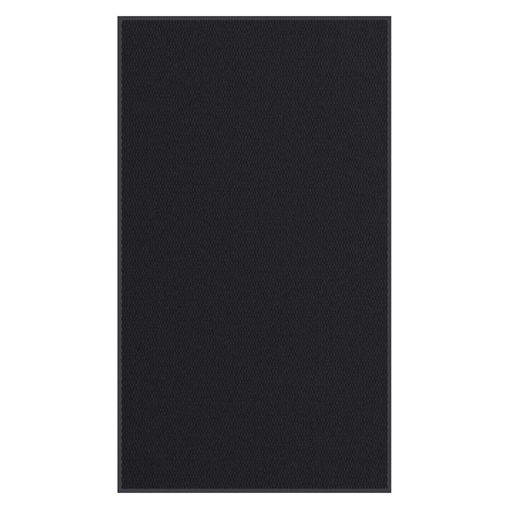 Vidaxl deurmat 115x200 cm zwart