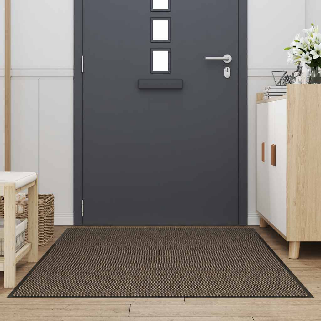 Vidaxl deurmat 115x200 cm bruin