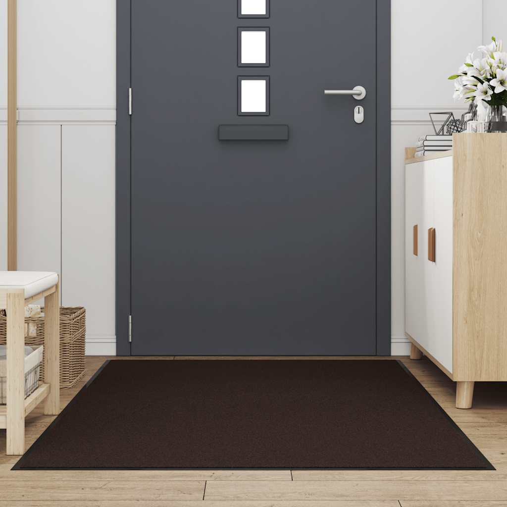 Vidaxl deurmat 115x200 cm bruin