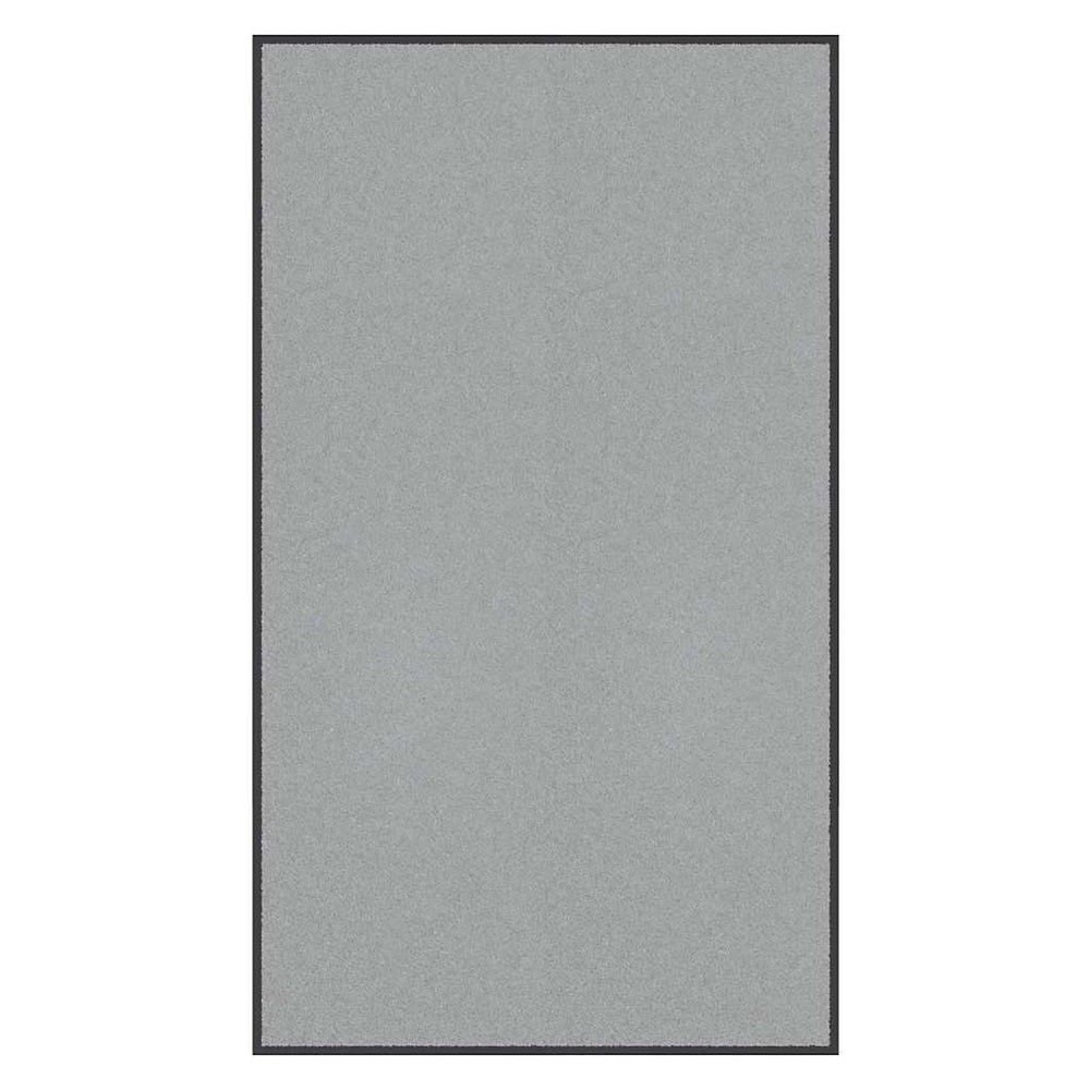 Vidaxl deurmat 115x200 cm grijs