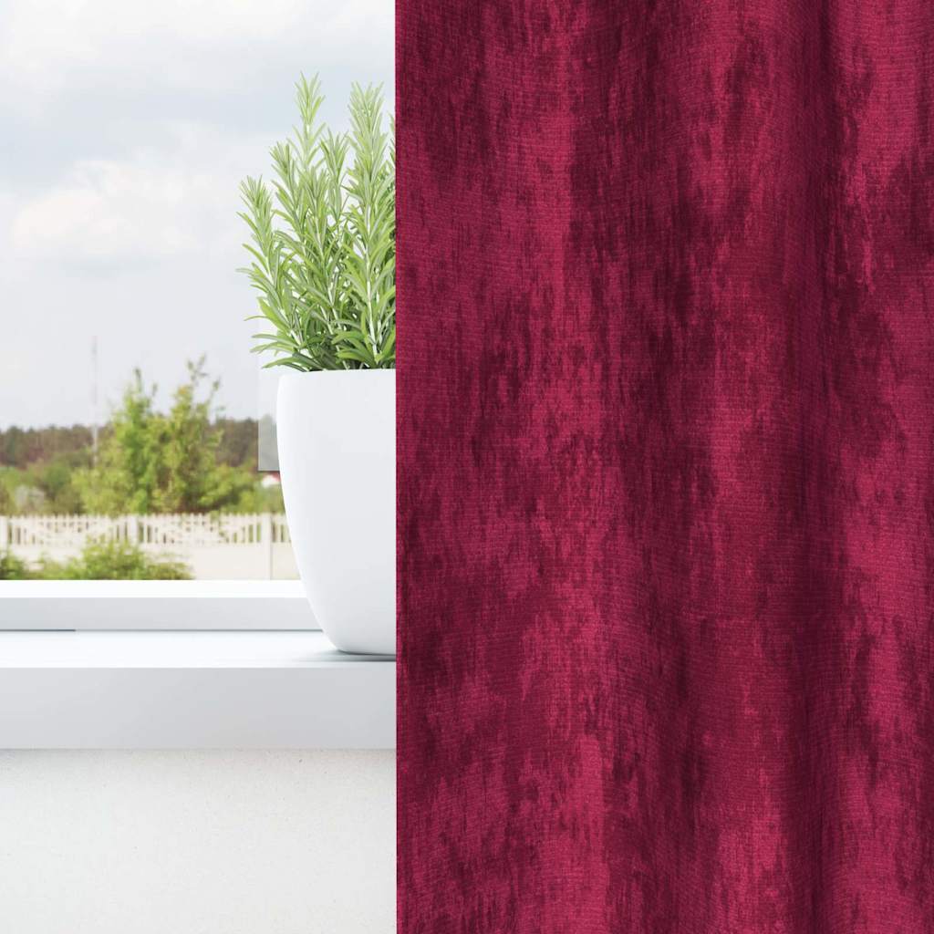 Vidaxl velvet gordijnen 2 pcs wijnrood 225 x 140 cm fluweel