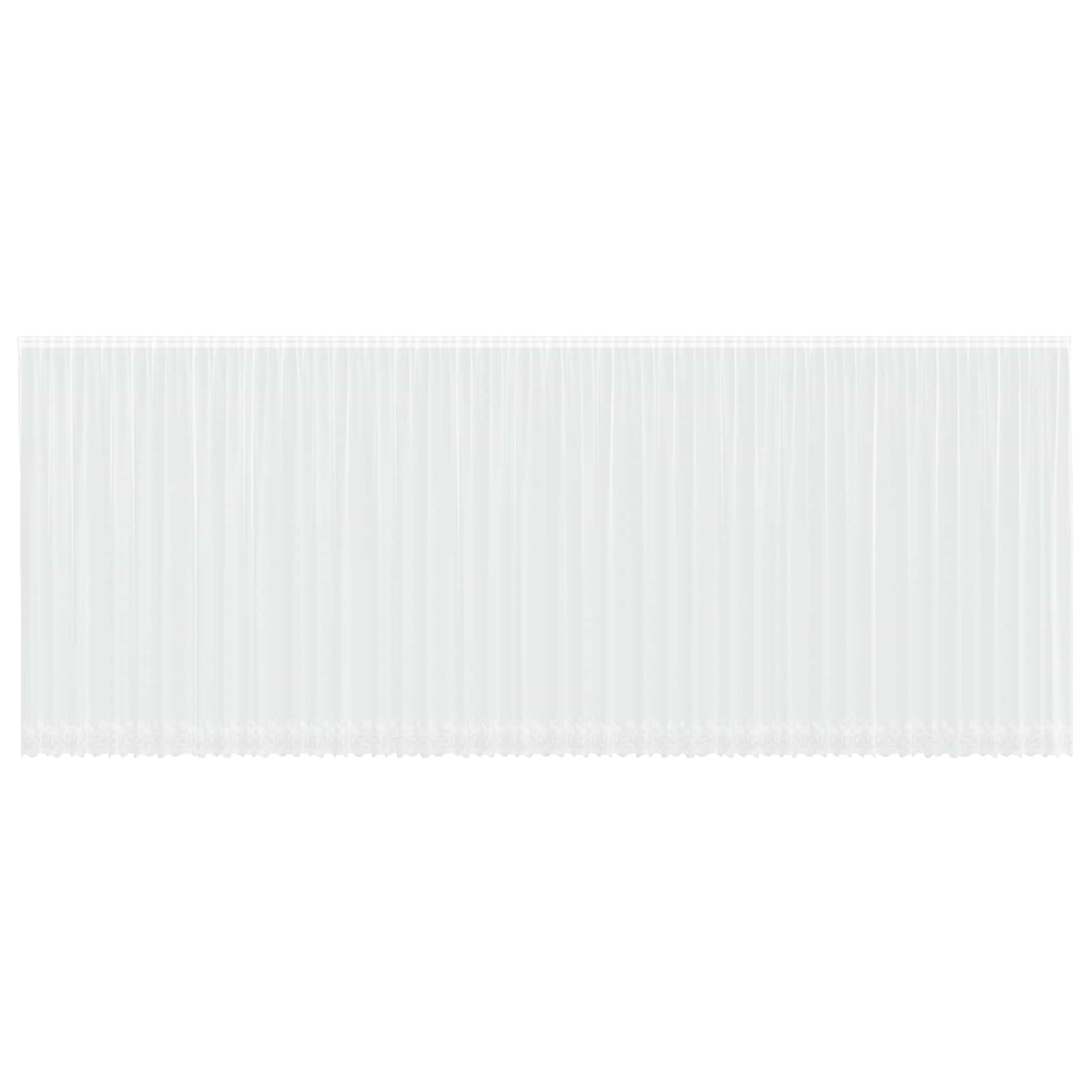 Vidaxl kantgordijn met gordijnen wit 1200 x 280 cm polyester