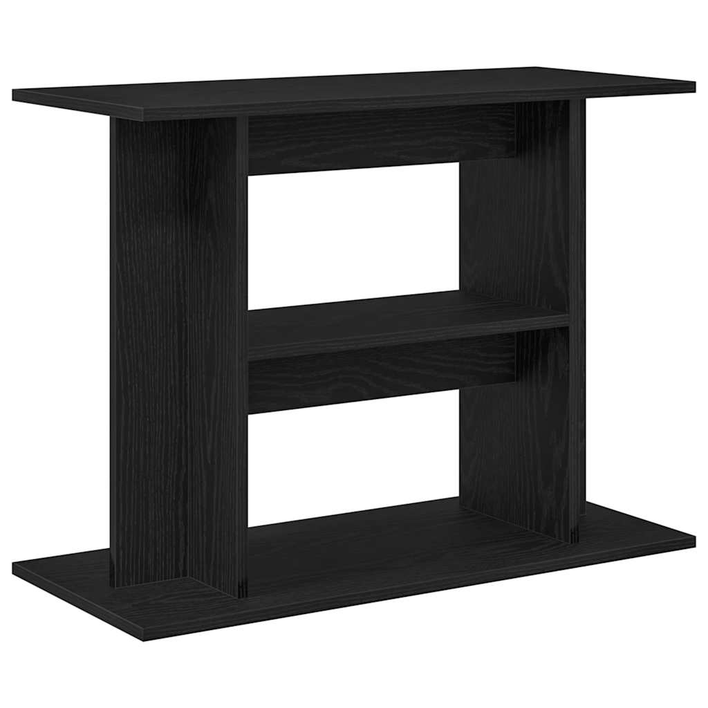 Vidaxl aquariumstandaard 80x35x60 cm spaanplaat zwart eikenkleurig