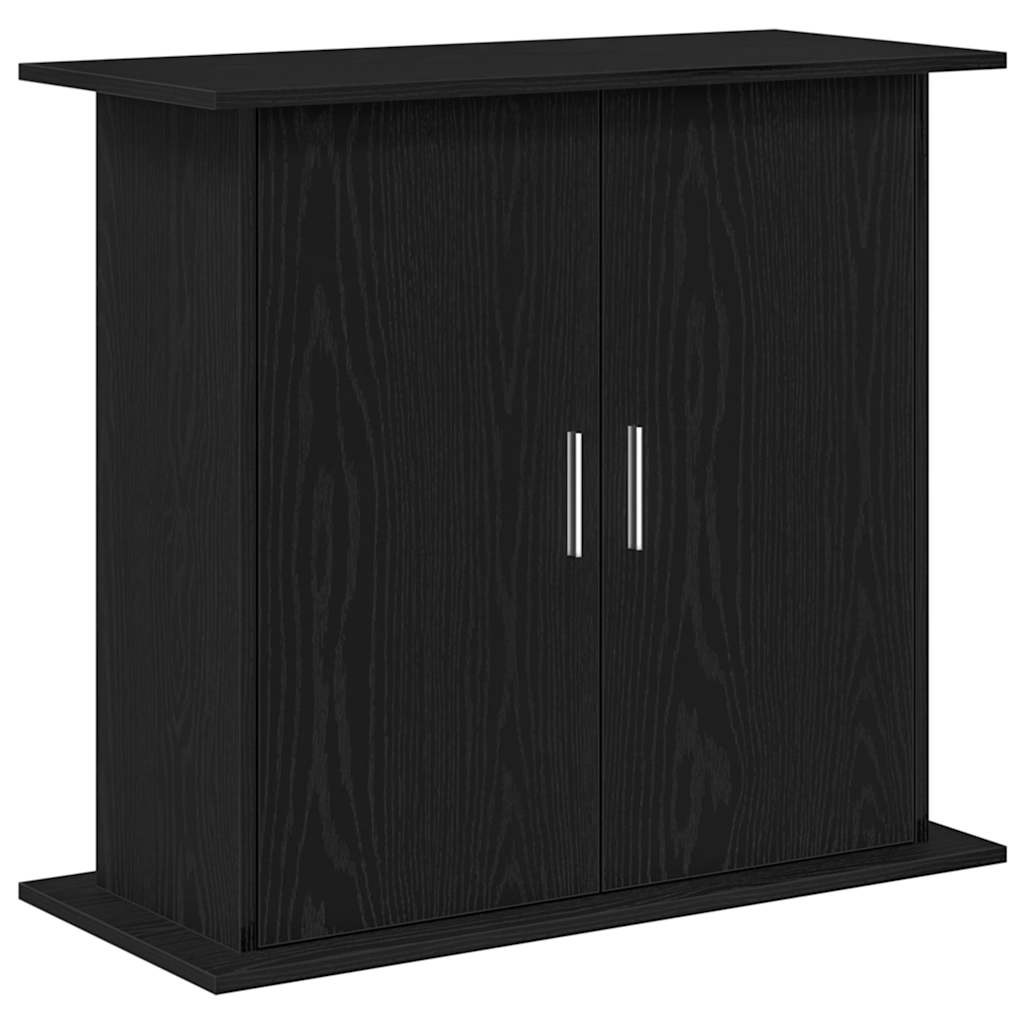 Vidaxl aquariumstandaard zwart eiken 81x36x73 cm bewerkt hout