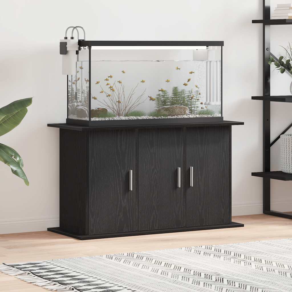 Vidaxl aquariumstandaard zwart eiken 101x41x58 cm bewerkt hout
