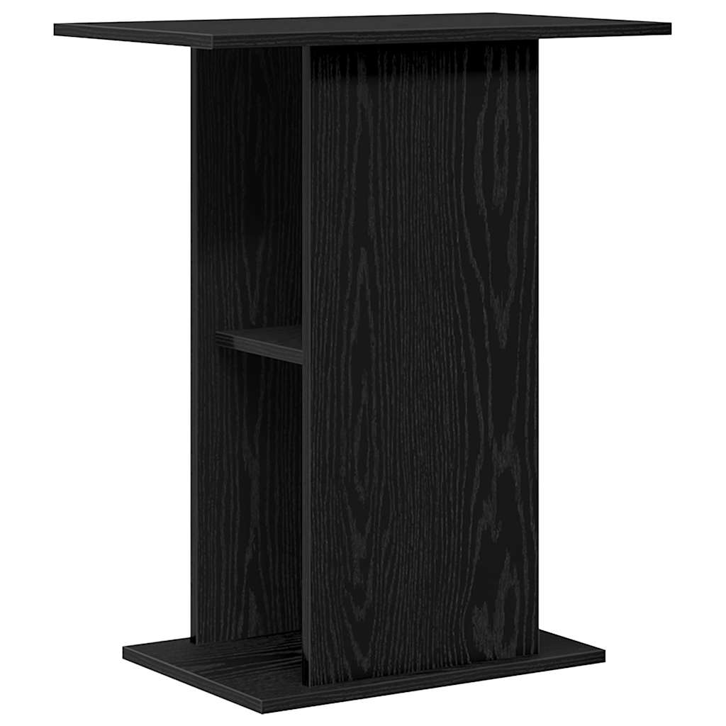 Vidaxl aquariumstandaard 60,5x36x72,5 cm spaanplaat zwart eikenkleurig