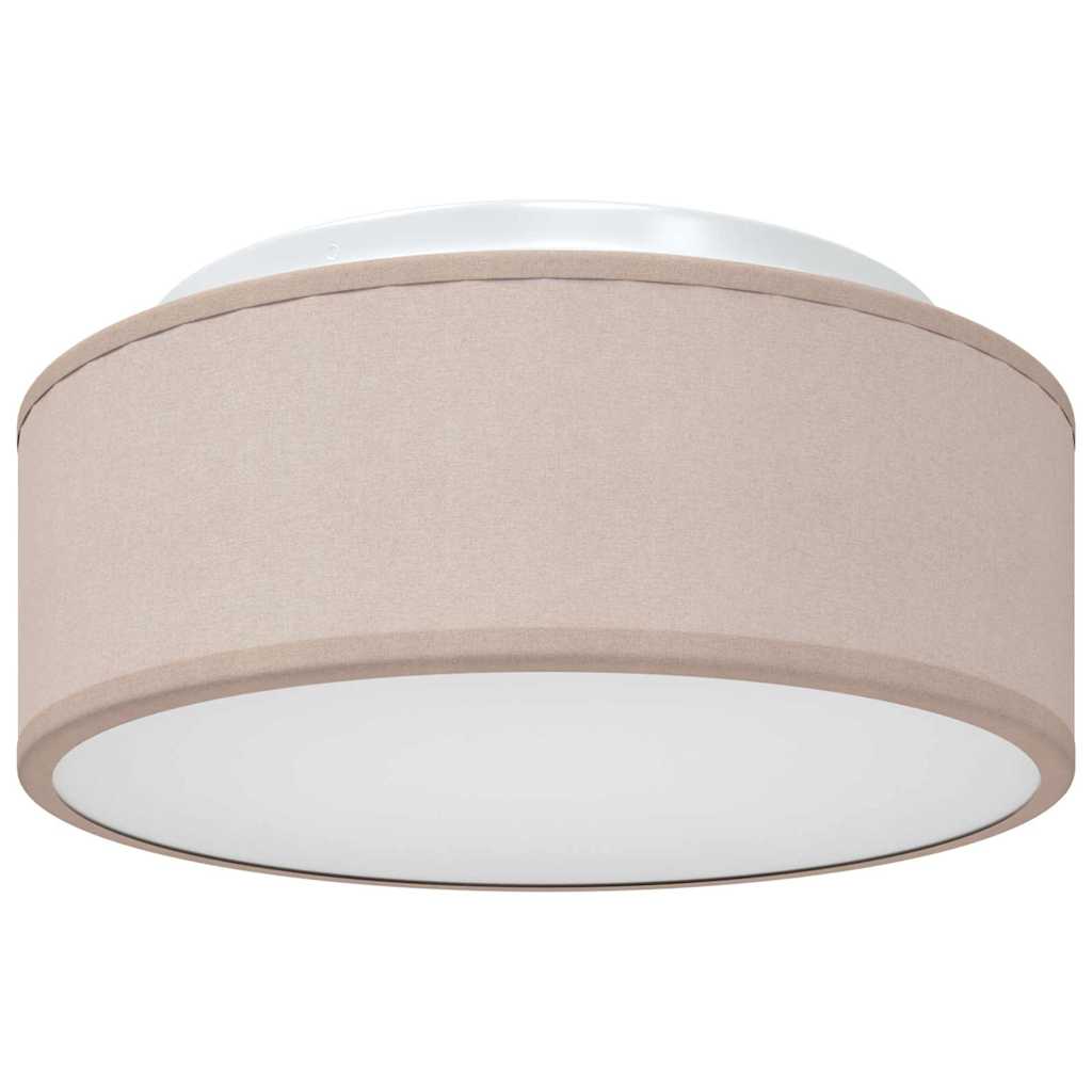 Vidaxl plafonnière met schijnwerpers taupe 30 x 30 x 13,5 cm stof